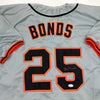 Autographed/Signed Barry Bonds San Francisco Grey Baseball Jersey JSA COA