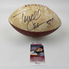 Autographed/Signed Terrell Owens Philadelphia Eagles Full Size F/S Logo Football JSA COA