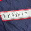 Autographed/Signed Vince Wilfork New England Blue Football Jersey Beckett BAS COA by Hall of Fame Sports Memorabilia