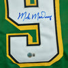 Autographed/Signed Mike Modano Minnesota Green Hockey Jersey Beckett BAS COA by Hall of Fame Sports Memorabilia