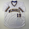 Autographed/Signed Robin Yount Milwaukee White Baseball Jersey JSA COA
