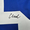 Autographed/Signed Abdul Carter New York Blue Football Jersey Beckett BAS COA by Hall of Fame Sports Memorabilia