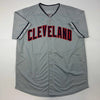 Autographed/Signed Shane Bieber Cleveland Grey Baseball Jersey JSA COA by Hall of Fame Sports Memorabilia