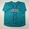 Autographed/Signed Julio Rodriguez Seattle Teal Baseball Jersey JSA COA