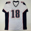 Autographed/Signed Matthew Slater New England White Football Jersey Beckett BAS COA