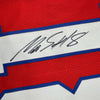Autographed/Signed Matthew Slater New England Red Football Jersey Beckett BAS COA
