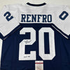 Autographed/Signed Mel Renfro HOF 96 Dallas Thanksgiving Day Football Jersey JSA COA