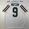 Autographed/Signed Christian Watson Green Bay White Football Jersey Beckett BAS COA