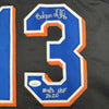 Autographed/Signed Edgardo Alfonzo New York Black Baseball Jersey JSA COA by Hall of Fame Sports Memorabilia