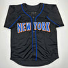 Autographed/Signed Edgardo Alfonzo New York Black Baseball Jersey JSA COA by Hall of Fame Sports Memorabilia