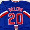 Autographed/Signed Jerome Walton 1989 NL ROY Chicago Blue Baseball Jersey JSA COA