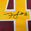 Autographed/Signed Frankie Luvu Washington Burgundy Football Jersey Beckett BAS COA by Hall of Fame Sports Memorabilia