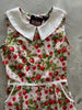 Strawberry Collared Dress - Plus Sizes only by Retrolicious