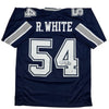 Autographed/Signed Randy White HOF 94 Dallas Blue Football Jersey JSA COA by Hall of Fame Sports Memorabilia