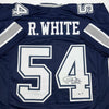 Autographed/Signed Randy White HOF 94 Dallas Blue Football Jersey JSA COA by Hall of Fame Sports Memorabilia