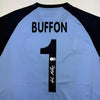 Autographed/Signed Gianluigi Buffon Juventus Blue Soccer Jersey Beckett BAS COA
