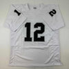 Autographed/Signed Rich Gannon Oakland Las Vegas White Football Jersey JSA COA