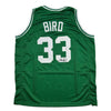 Autographed/Signed Larry Bird Boston Green Basketball Jersey Beckett BAS COA by Hall of Fame Sports Memorabilia