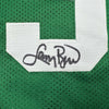 Autographed/Signed Larry Bird Boston Green Basketball Jersey Beckett BAS COA by Hall of Fame Sports Memorabilia