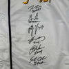 Autographed/Signed The Sandlot Movie 6x Cast Member Sigs White Baseball Jersey Beckett BAS COA