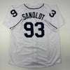 Autographed/Signed The Sandlot Movie 6x Cast Member Sigs White Baseball Jersey Beckett BAS COA