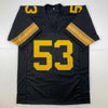 Autographed/Signed Maurkice Pouncey Pittsburgh Color Rush Black Football Jersey Beckett BAS COA