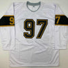 Autographed/Signed Kirill Kaprizov Minnesota White/Gold Hockey Jersey Beckett BAS COA