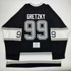 Autographed/Signed Wayne Gretzky Los Angeles Kings Black Mitchell & Ness Vintage Hockey Jersey Fanatics COA