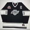Autographed/Signed Wayne Gretzky Los Angeles Kings Black Mitchell & Ness Vintage Hockey Jersey Fanatics COA