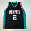 Autographed/Signed Jason Williams Memphis Black Basketball Jersey JSA COA