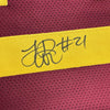 Autographed/Signed LenDale White USC Southen Cal Maroon College Football Jersey JSA COA