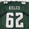 Autographed/Signed Jason Kelce Philadelphia Green Football Jersey PSA COA by Hall of Fame Sports Memorabilia