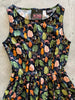 Woodland Midi Dress in Navy by Retrolicious