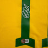 Autographed/Signed Raphinha Raphael Belloli Brazil Yellow Soccer Jersey Beckett BAS COA by Hall of Fame Sports Memorabilia