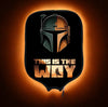 Mandalorian - This Is The Way - Pickleball Paddle Cover by The Mad Pickler