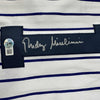 Autographed/Signed Rudy Giuliani New York Pinstripe Baseball Jersey Beckett BAS COA by Hall of Fame Sports Memorabilia