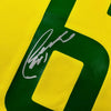 Autographed/Signed Roberto Carlos Brazil Yellow Soccer Jersey Beckett BAS COA by Hall of Fame Sports Memorabilia