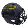 Autographed/Signed Kirk Cousins Minnesota Vikings Eclipse Full Size FS F/S Replica Football Helmet Beckett BAS COA