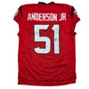 Autographed/Signed Will Anderson Jr. Houston Red Football Jersey PSA/DNA COA