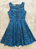 Elizabeth Dress in Peacock by Retrolicious