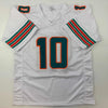 Autographed/Signed Tyreek Hill Miami White Football Jersey Beckett BAS COA by Hall of Fame Sports Memorabilia