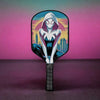 Ghost Spider Retro Skyscraper - Pickleball Paddle by The Mad Pickler