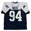Autographed/Signed Demarcus Ware Dallas Thanksgiving Day Football Jersey Beckett BAS COA by Hall of Fame Sports Memorabilia