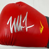 Autographed/Signed Mike Tyson Imperfect Red Everlast Boxing Glove Athlete Hologram COA by Hall of Fame Sports Memorabilia