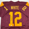 Autographed/Signed Charles White 79 Heisman USC Southen Cal Maroon College Football Jersey JSA COA by Hall of Fame Sports Memorabilia
