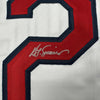 Autographed/Signed Ted Simmons St. Louis White Baseball Jersey JSA COA by Hall of Fame Sports Memorabilia