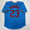 Autographed/Signed Ted Simmons St. Louis Blue Baseball Jersey JSA COA by Hall of Fame Sports Memorabilia