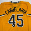 Autographed/Signed John Candelaria Pittsburgh Yellow Baseball Jersey JSA COA by Hall of Fame Sports Memorabilia