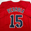 Autographed/Signed Dustin Pedroia Boston Red Baseball Jersey JSA COA by Hall of Fame Sports Memorabilia