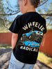 WHEELIE RADICAL TEE - BLUE EDITION by LITTLE RAD THINGS